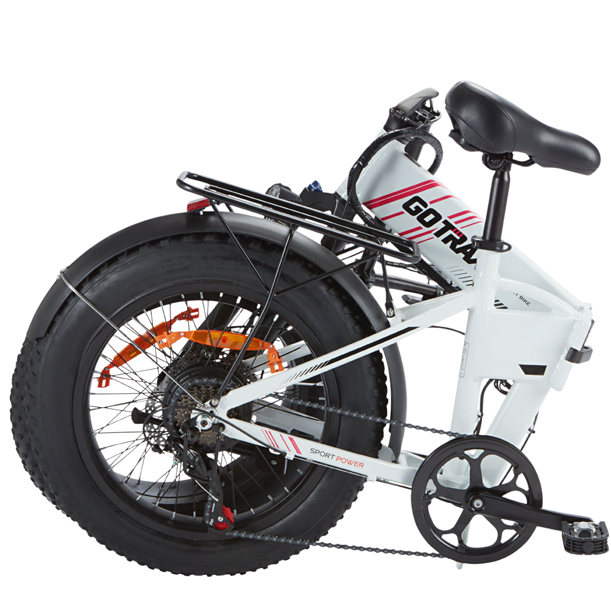 Gotrax EBE4 Adult Multi-terrain and Folding Electric Bike 20"-80KM(PAS Range) & 32KPH Max Speed