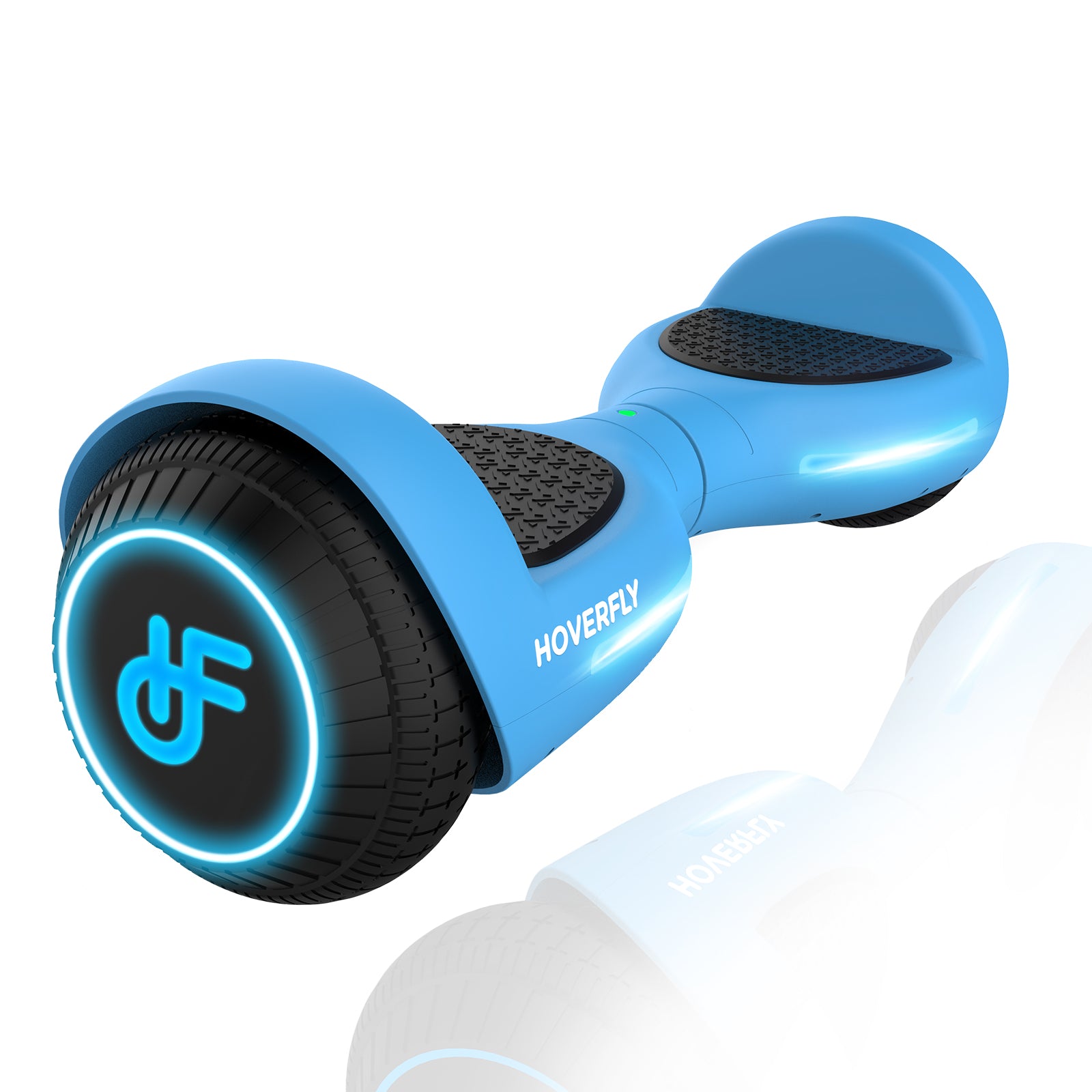 Gotrax Flash Lightweight Self Balancing Hoverboard with Bright LED Lighting 6.3"-Max 4KM Range & 8KPH Max Speed