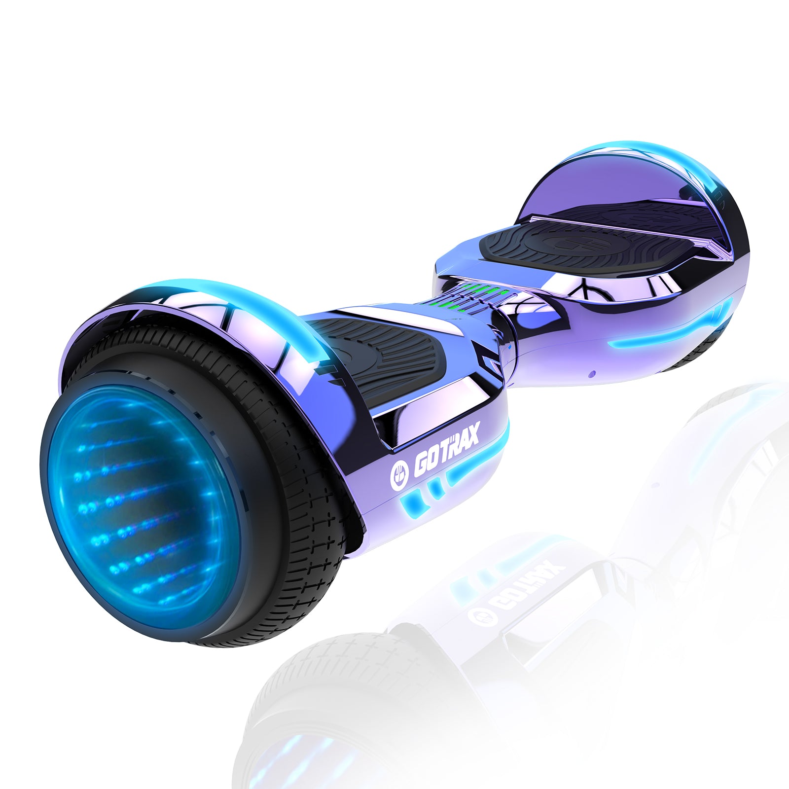 Gotrax Glide Pro Self Balancing Hoverboard with Speakers and Flash light 6.5"-Max 8KM Range & 10KPH Max Speed