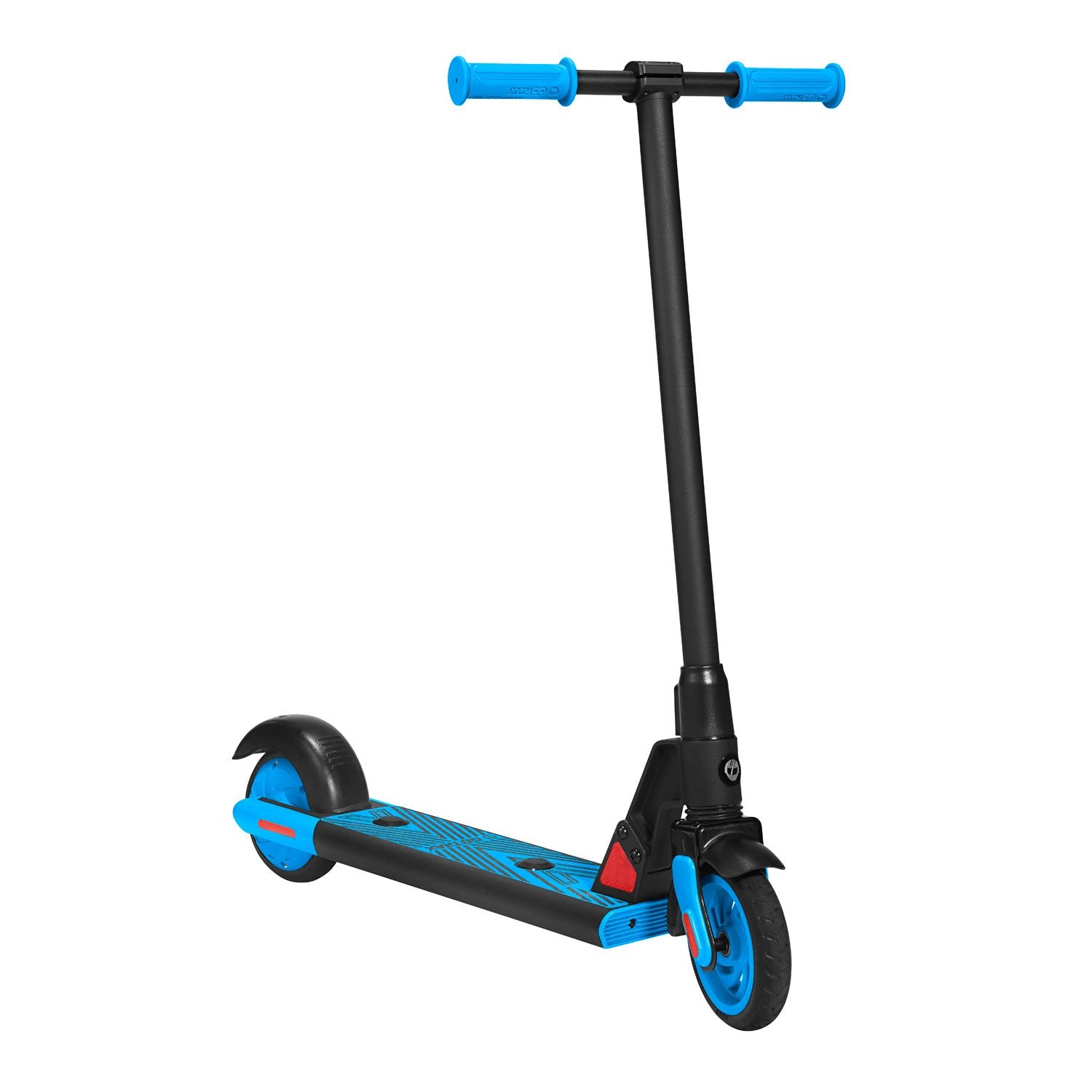 blue gks electric scooter for kids angle image