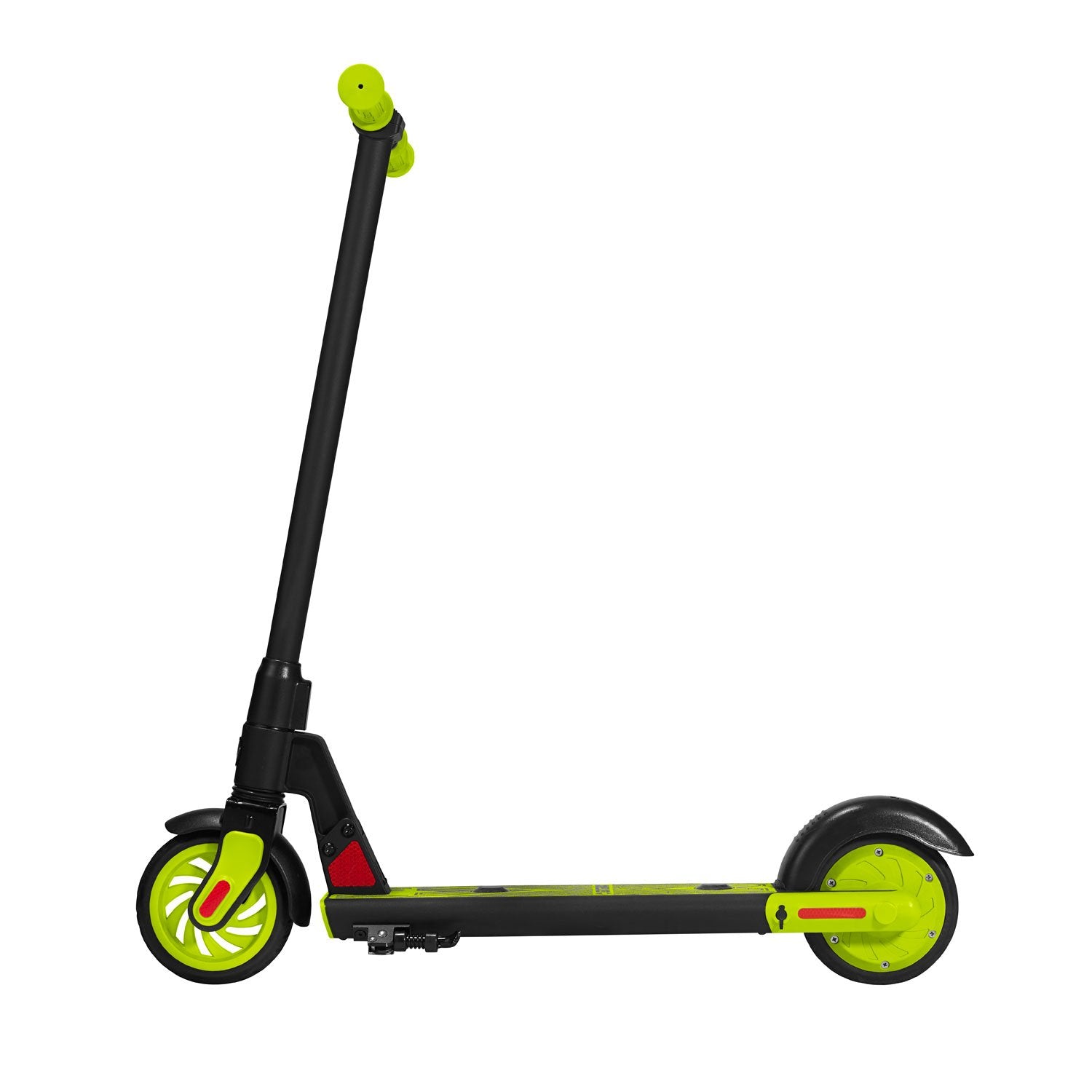 Green gks electric scooter for kids side image