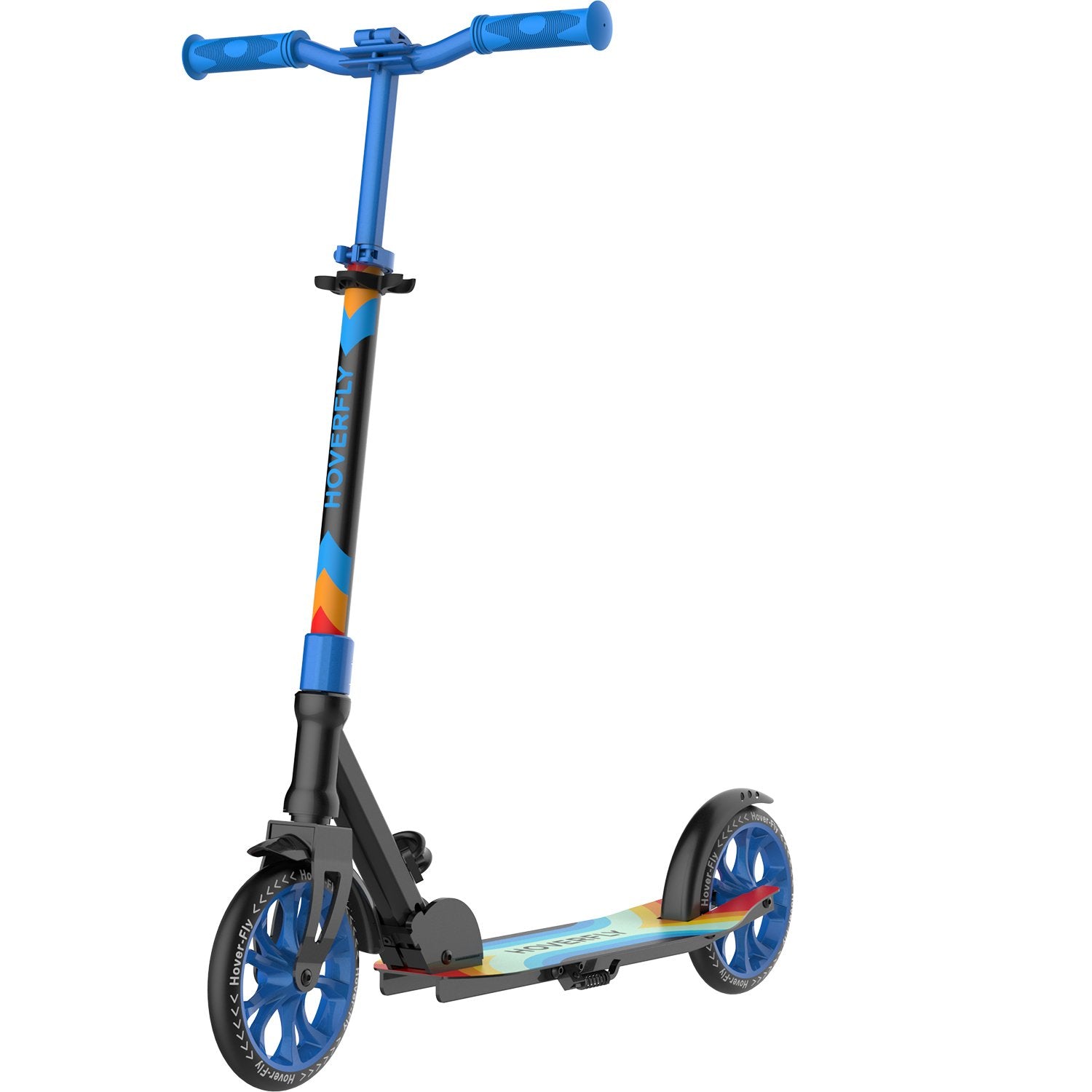KH8 Foldable Kick Scooter For All Ages Adjustable Plus 8'' PU Solid Wheels-220 lbs Max